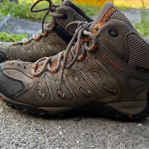 Merrell Men's Athletic Shoes - Brown and Orange